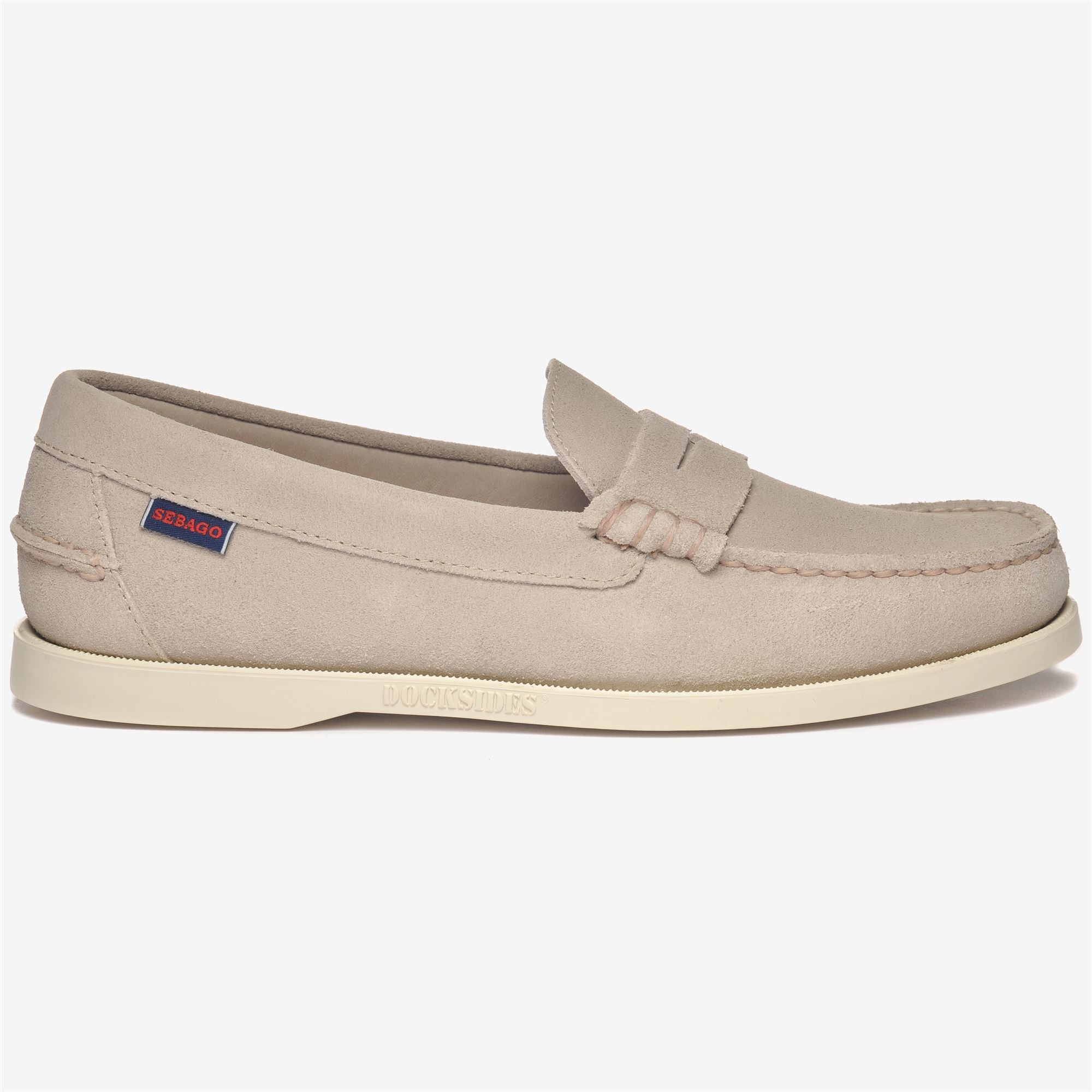 Brown Taupe Men's Yachting Moccasin Slip-On Boat Shoes | Sebago