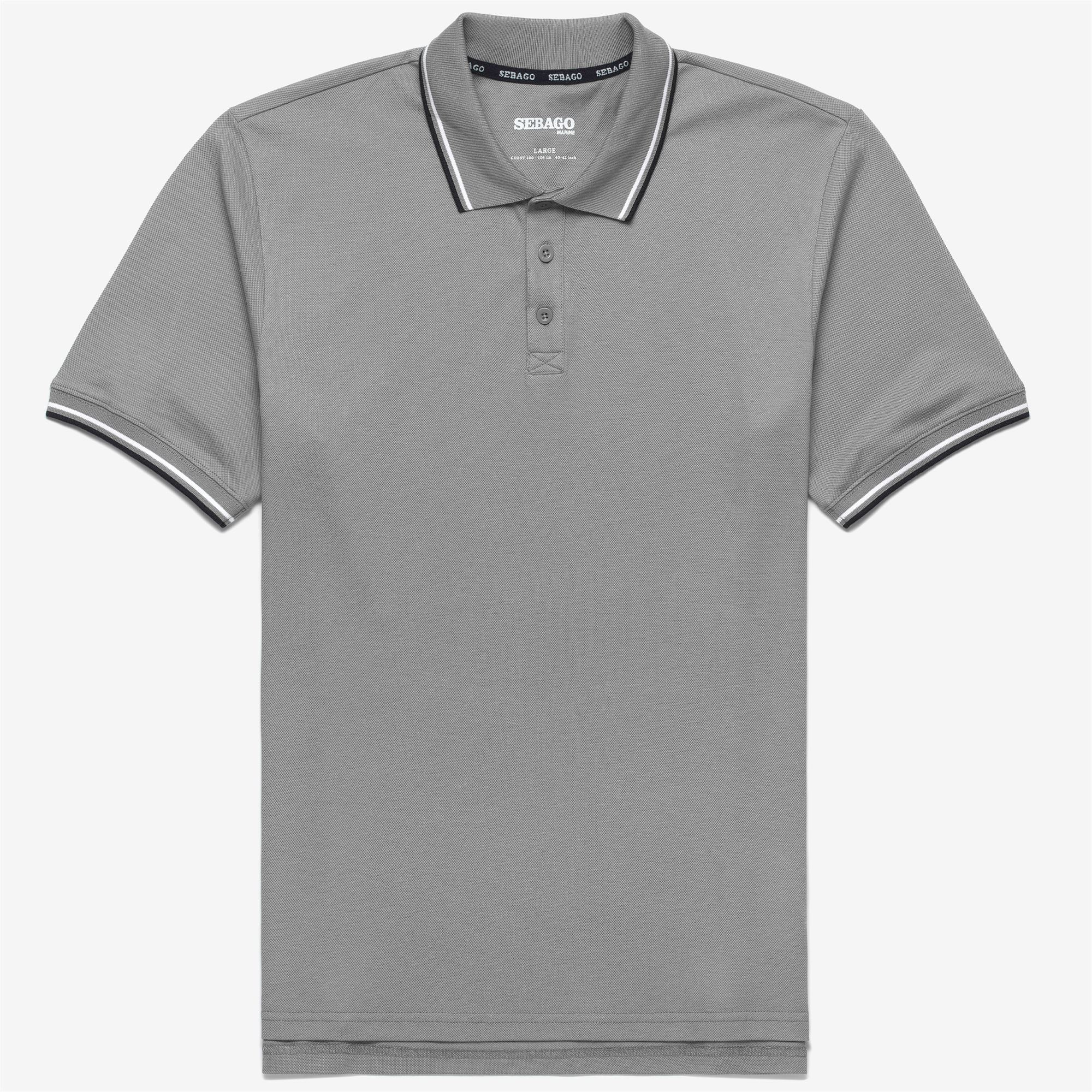 Polo Shirts Man BERTH Polo GREY FROST