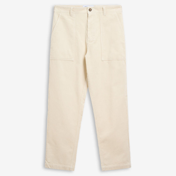 MILTON CORDUROY - Pants - Fatigue - Man - White Natural