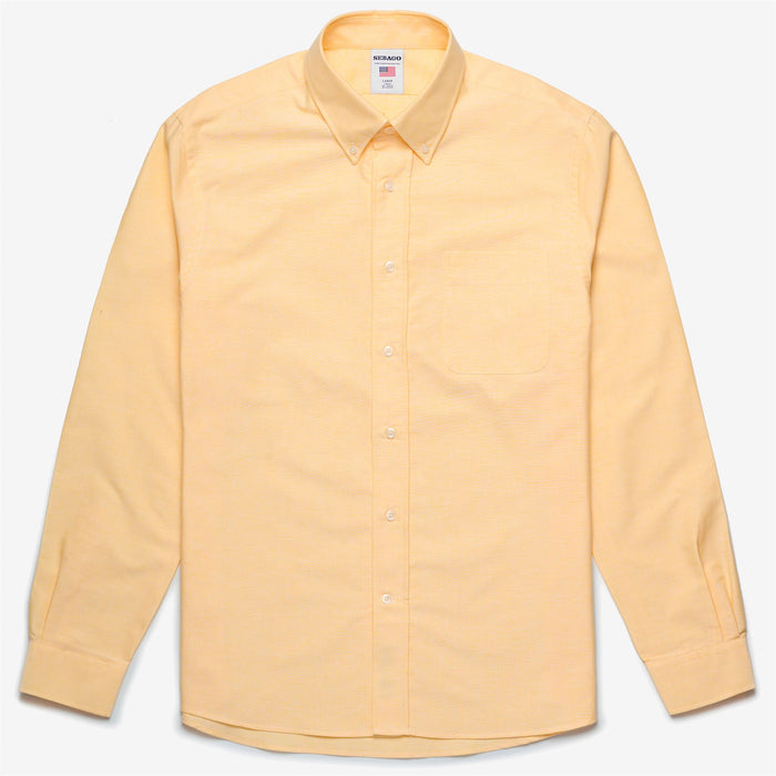 WHALEBACK - Camisas - Camisa abotonada - Hombre - Yellow Yolk