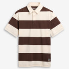 CAMPBELL SS - Polo Shirts - Polo - Unisex - White Natural- Brown