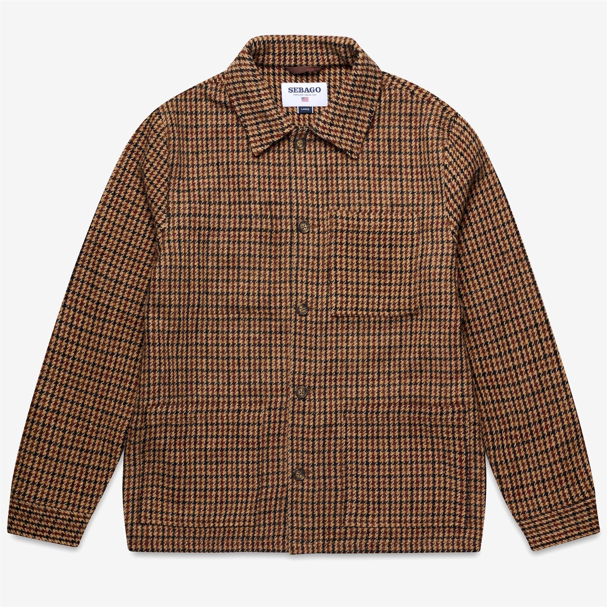 Jackets Unisex DORR PIED DE POULE Jacket BEIGE-BROWN-DK NAVY