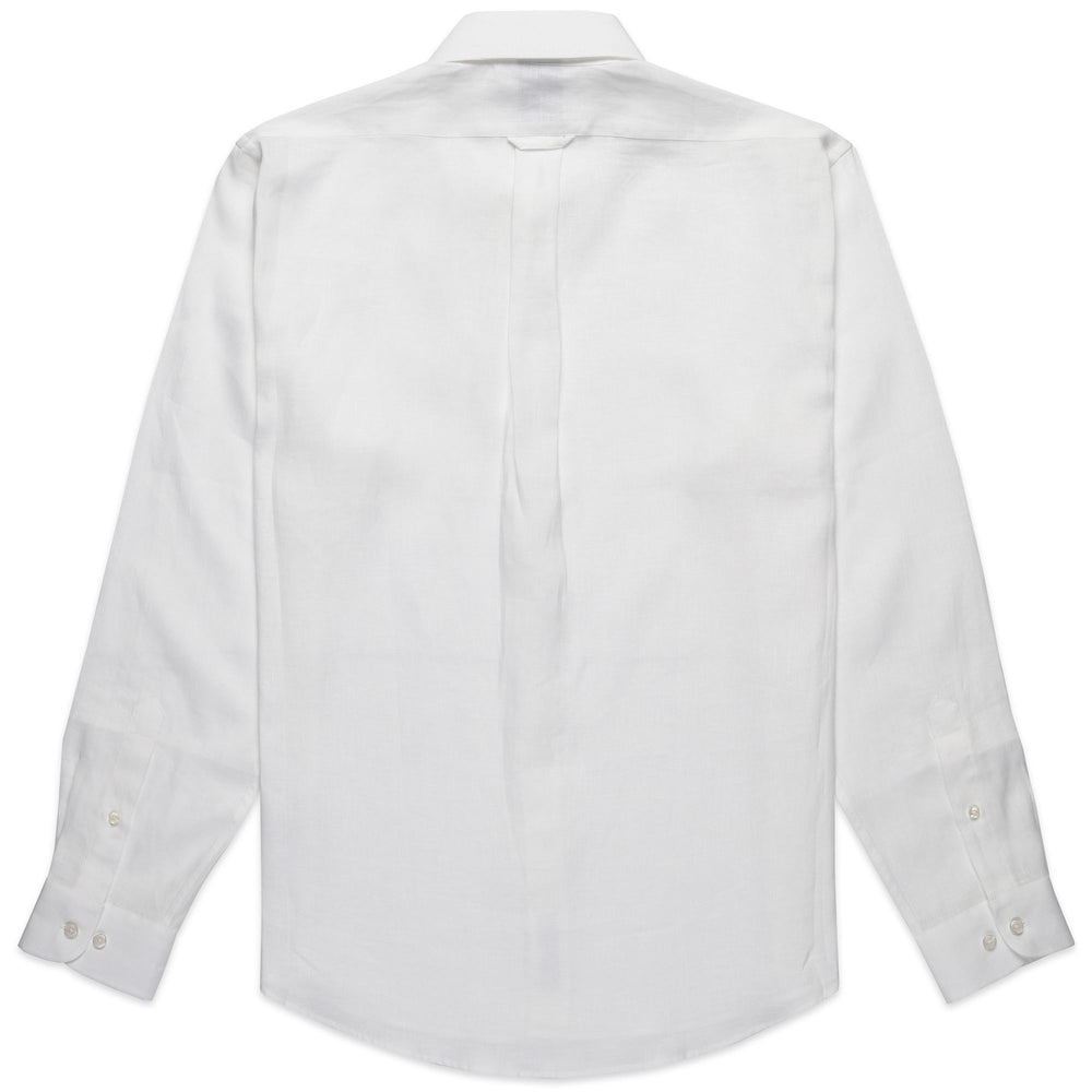 SHIRTS Unisex OSBORN Button  Down WHITE Dressed Front (jpg Rgb)	