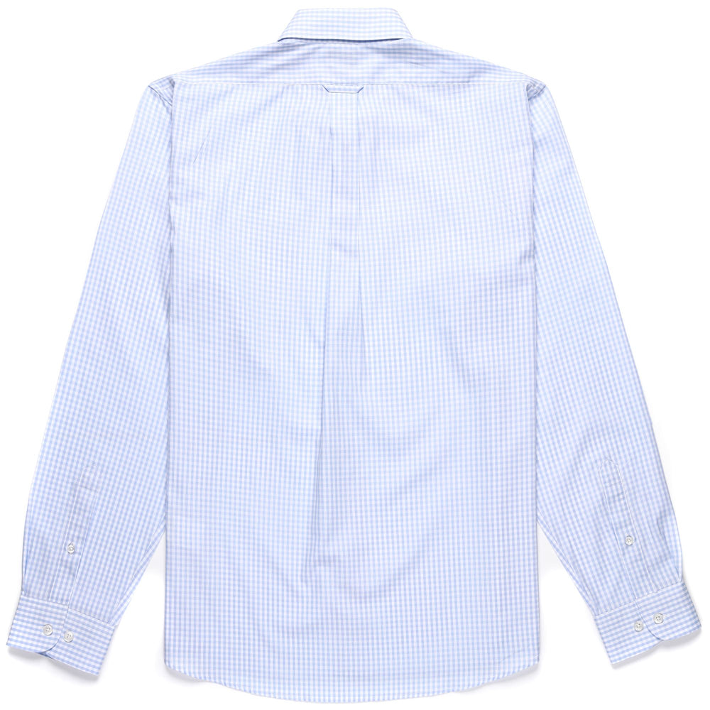 SHIRTS Unisex OAKFIELD Button  Down WHITE-SKY Dressed Front (jpg Rgb)	