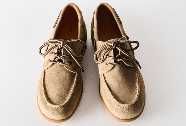 Brown Orange Men's Suede Moccasin Footwear for Leisure | Sebago