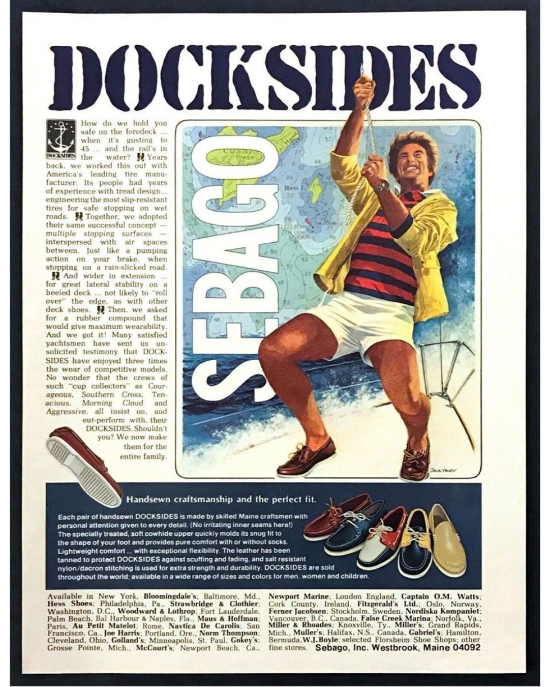 Sebago: In den 1960er-Jahren begann der Bootsschuh, seinen Horizont zu erweitern,...