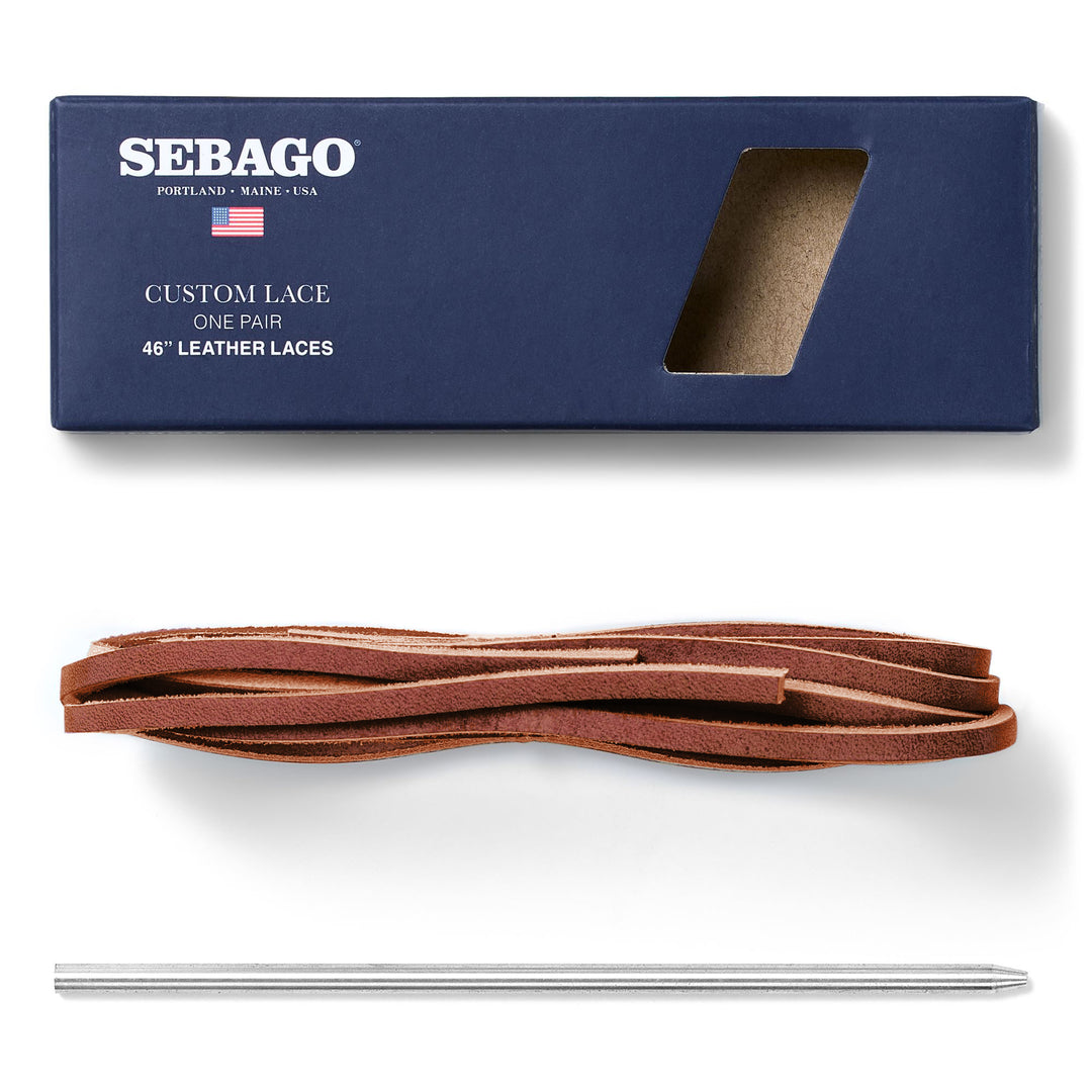 Brown Unisex Leather Shoelaces for Leisure Activities 01