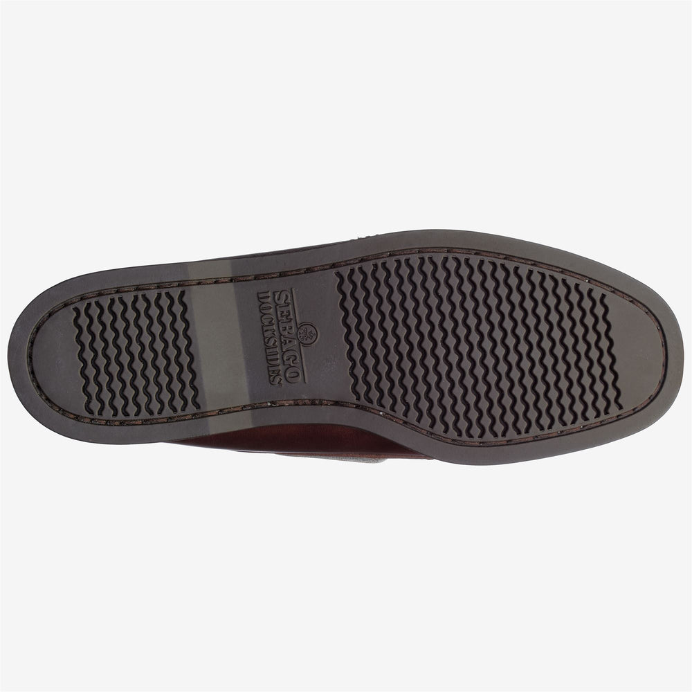 Docksides in Pelle Cerata Marroni Uomo per Vela 02
