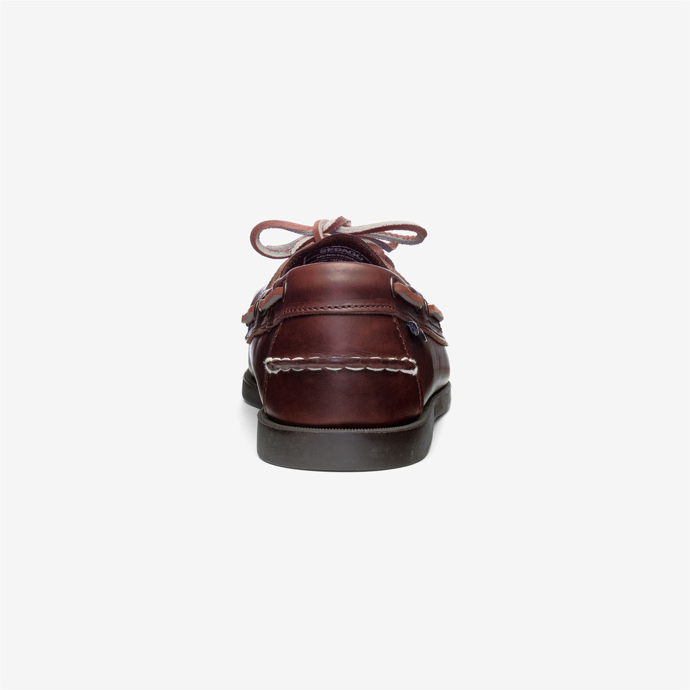 Brown Men's Waxed Leather Docksides for Yachting | Sebago