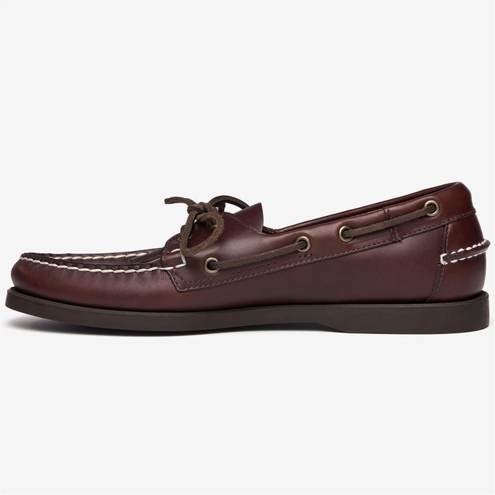 Brown Men's Waxed Leather Docksides for Yachting 3