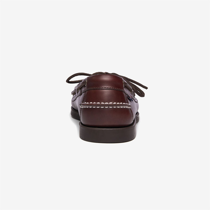 Brown Men's Waxed Leather Docksides for Yachting 5