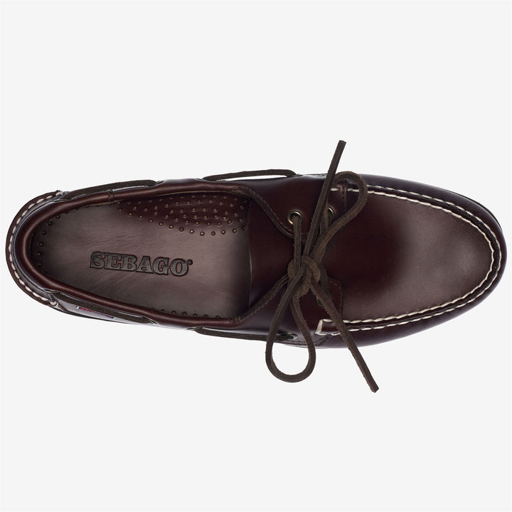 Brown Men's Waxed Leather Docksides for Yachting 4