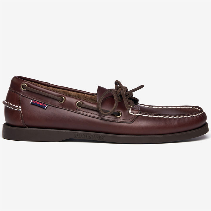Brown Men's Waxed Leather Docksides for Yachting 6
