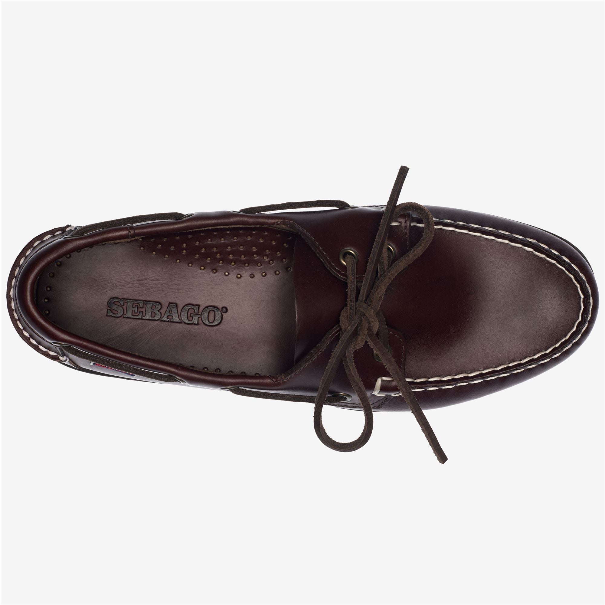 Brown Men's Waxed Leather Docksides for Yachting | Sebago