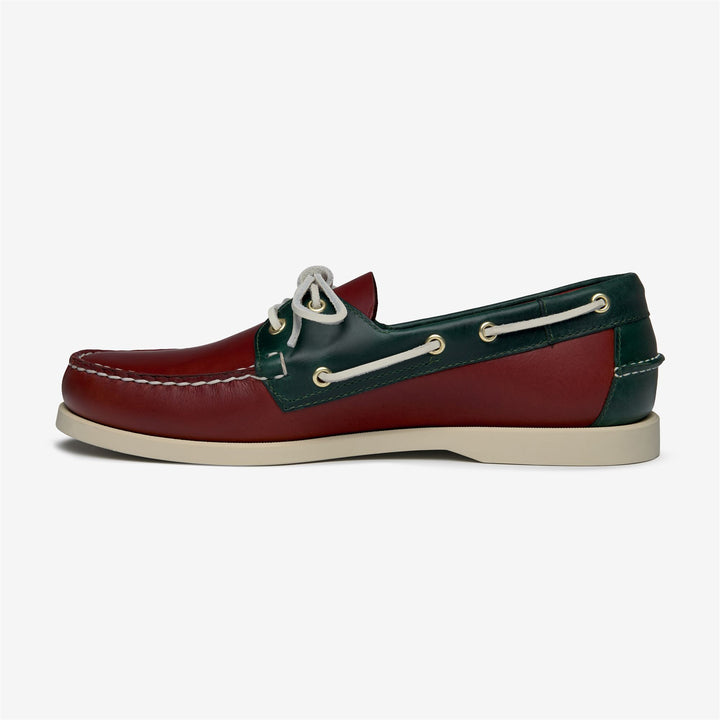DOCKSIDES PORTLAND WAXED - Docksides - Mocassin - Uomo - DK RED- GREENFOREST 3