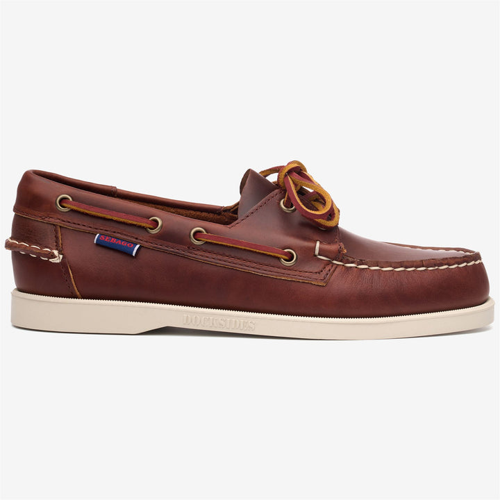 Chaussures bateau mocassins nautiques marron pour hommes 6