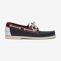 Docksides_MAN_PORTLAND SPINNAKER_Mocassin_Navy-Red-White - Blue Navy - Red Chily Pepper - Wh - Commercial 1