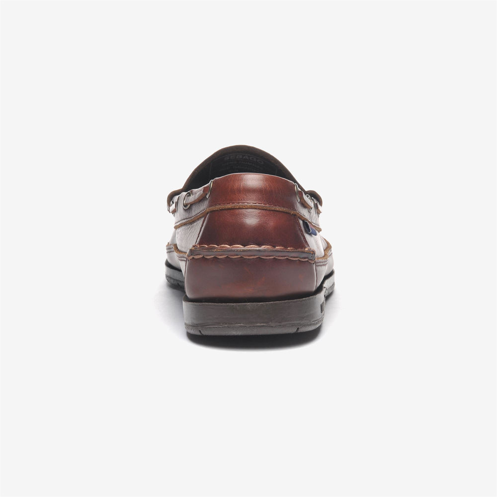 Mocassini Nautici Uomo Marroni Slip-On per Vela 02