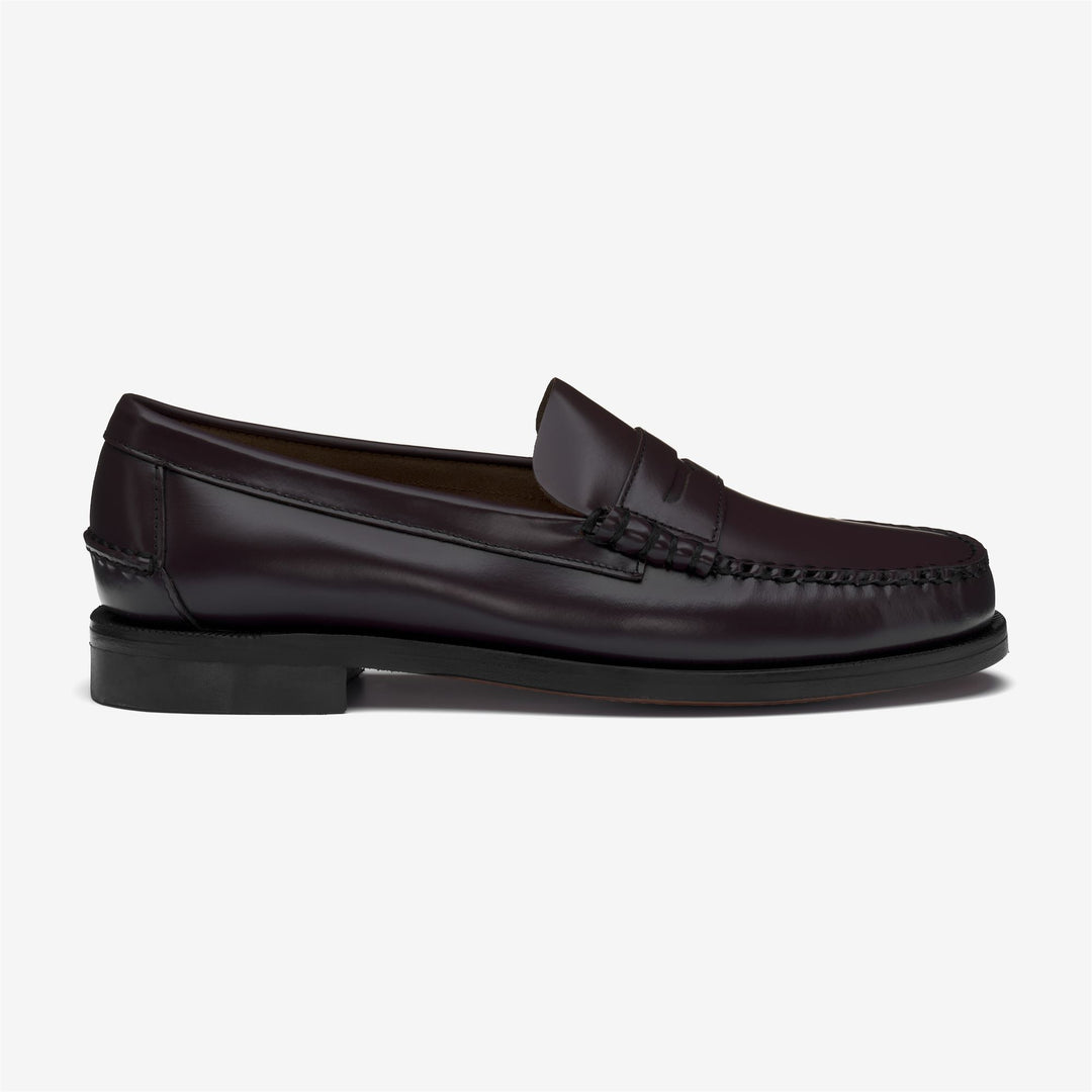 Mocassini da Uomo Business Marroni Scuro con Suola in Pelle 01