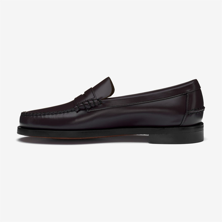 Mocassins marron foncé pour homme avec semelle en cuir 3