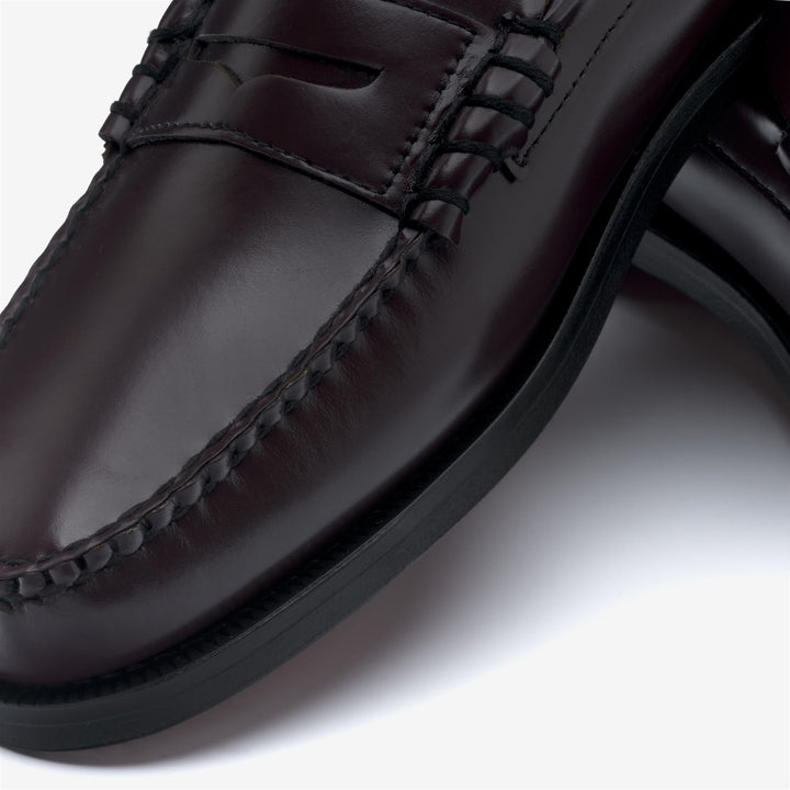 Mocassini da Uomo Business Marroni Scuro con Suola in Pelle 6