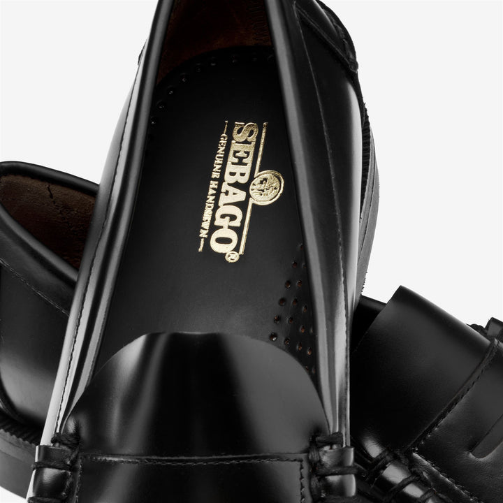 Mocassini da Uomo Business Neri in Pelle 5