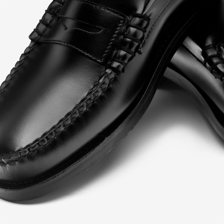 Mocassini da Uomo Business Neri in Pelle 6