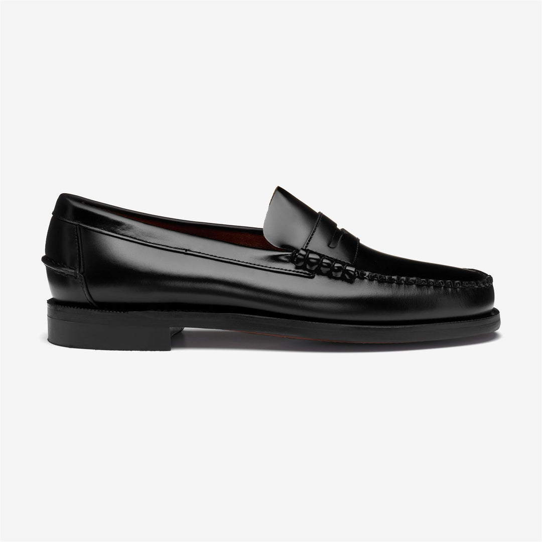 Mocassini da Uomo Business Neri in Pelle main