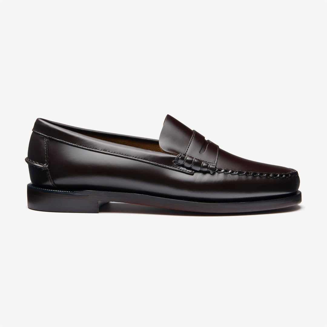 Dark Grey Men's Leather Moccasin Loafers for Business main