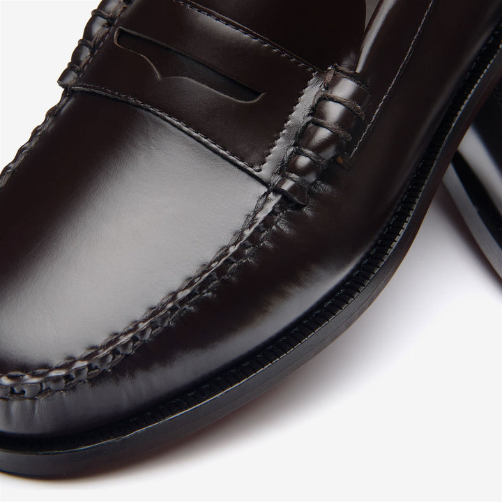 Dark Grey Men's Leather Moccasin Loafers for Business 6