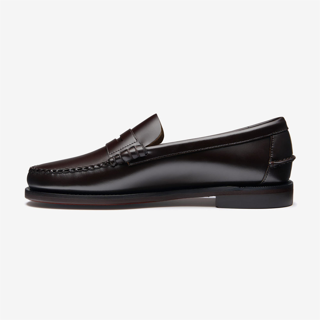 Dark Grey Men's Leather Moccasin Loafers for Business main
