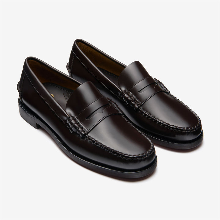 Dark Grey Men's Leather Moccasin Loafers for Business 2