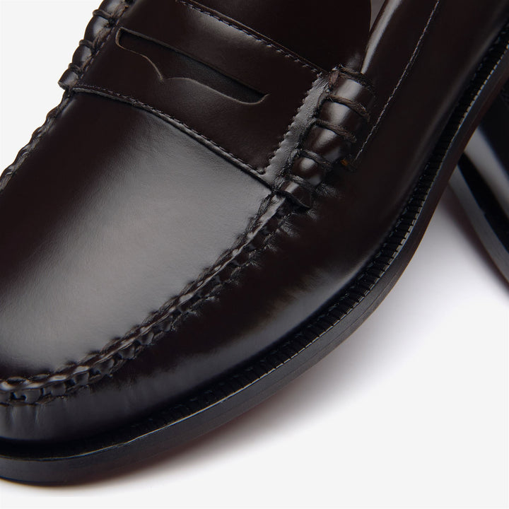 Dark Grey Men's Leather Moccasin Loafers for Business 6