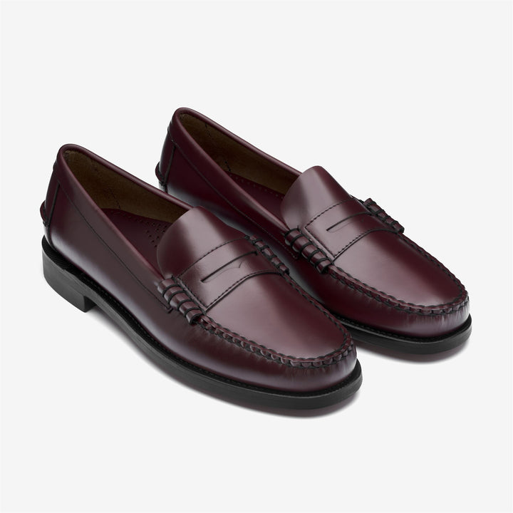Garnet Brown Men's Business Leather Moccasin Loafers 2