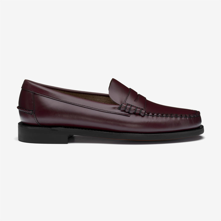Garnet Brown Men's Business Leather Moccasin Loafers 7
