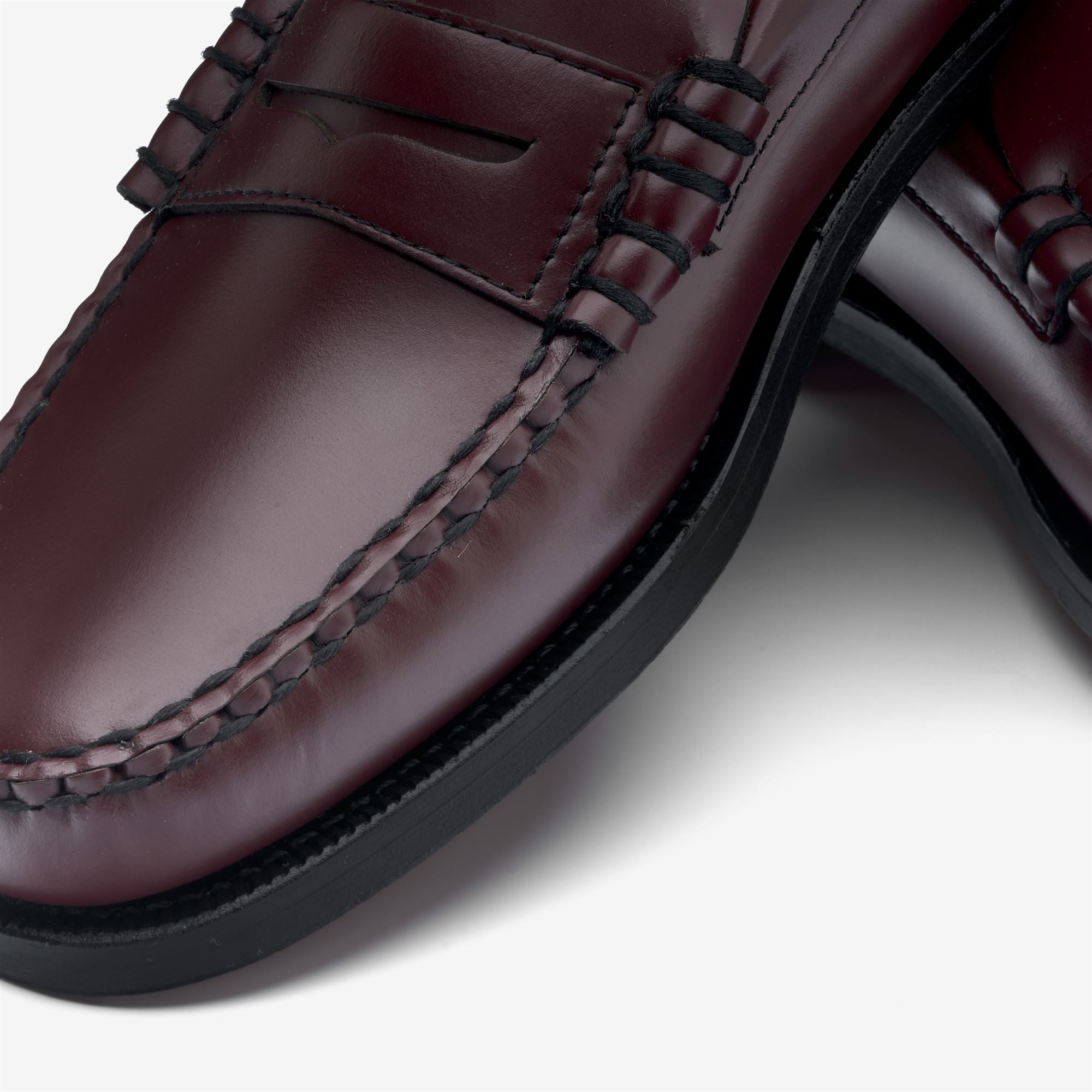 Garnet Brown Men's Business Leather Moccasin Loafers | Sebago