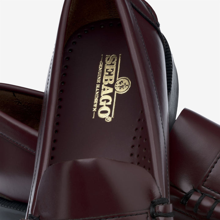 Garnet Brown Men's Business Leather Moccasin Loafers 5