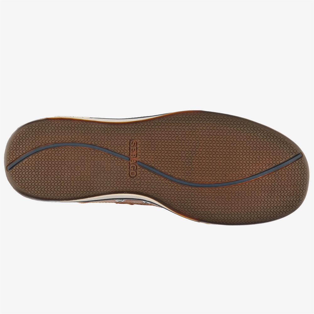 Cinnamon brown Men's Sailing Moccasin Footwear with Flexible Design 02
