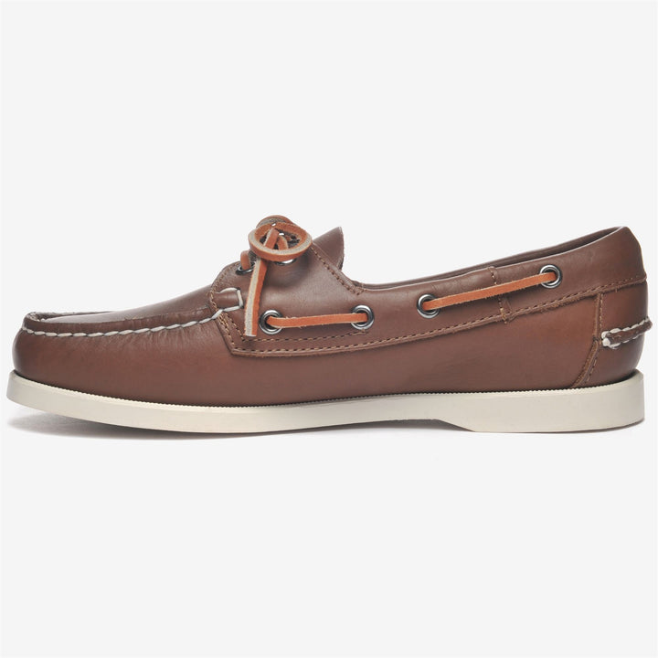 Brown Women's Nautical Moccasin Boat Shoes for Yachting 3