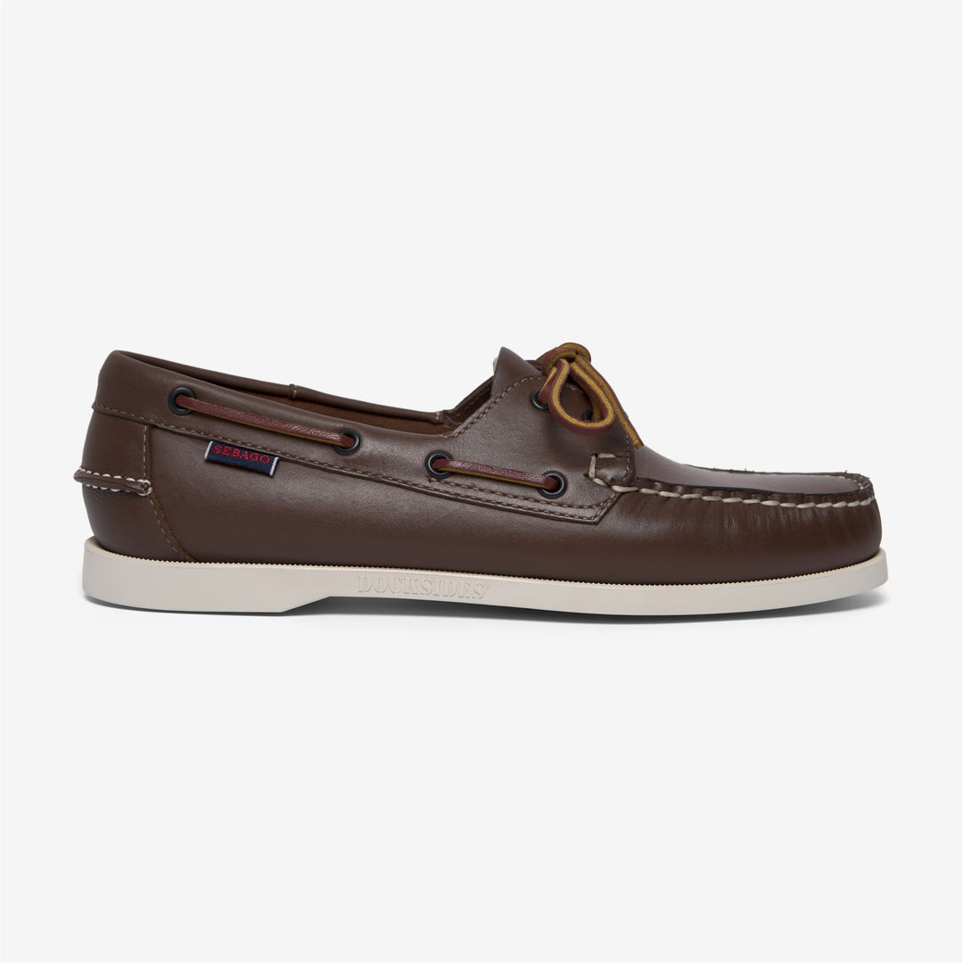 Brown Women's Nautical Moccasin Boat Shoes for Yachting 01