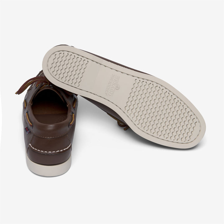 Brown Women's Nautical Moccasin Boat Shoes for Yachting 4