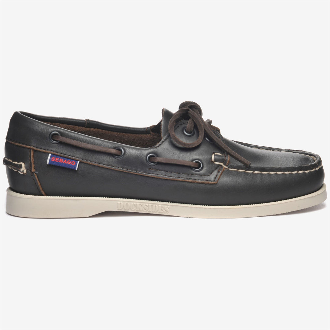 Chaussures bateau mocassins nautiques marron foncé pour femmes 01