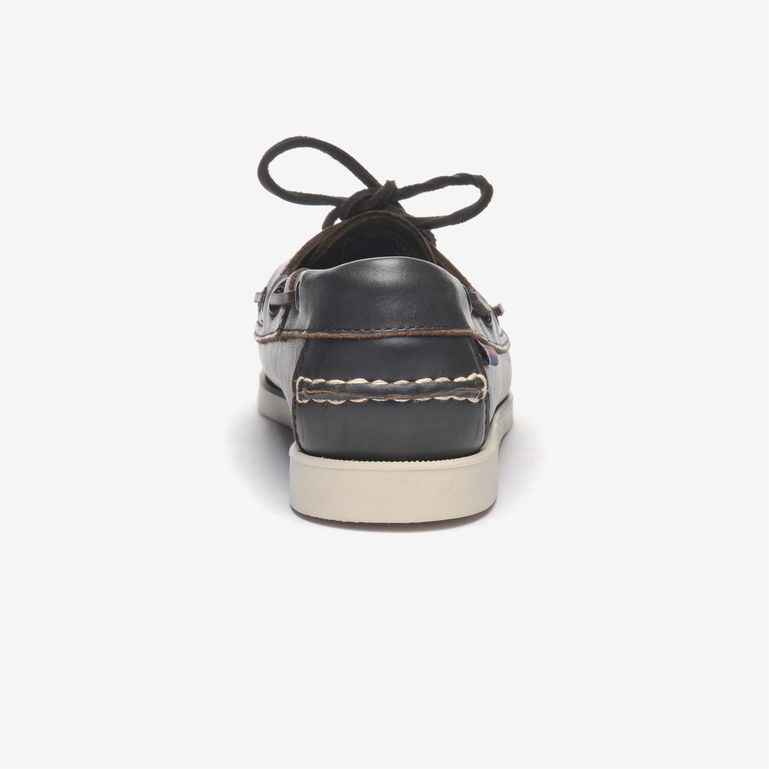 Dark Brown Women's Nautical Moccasin Boat Shoes main