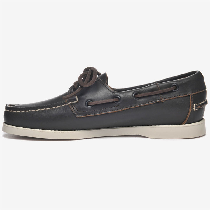 Dark Brown Women's Nautical Moccasin Boat Shoes 3