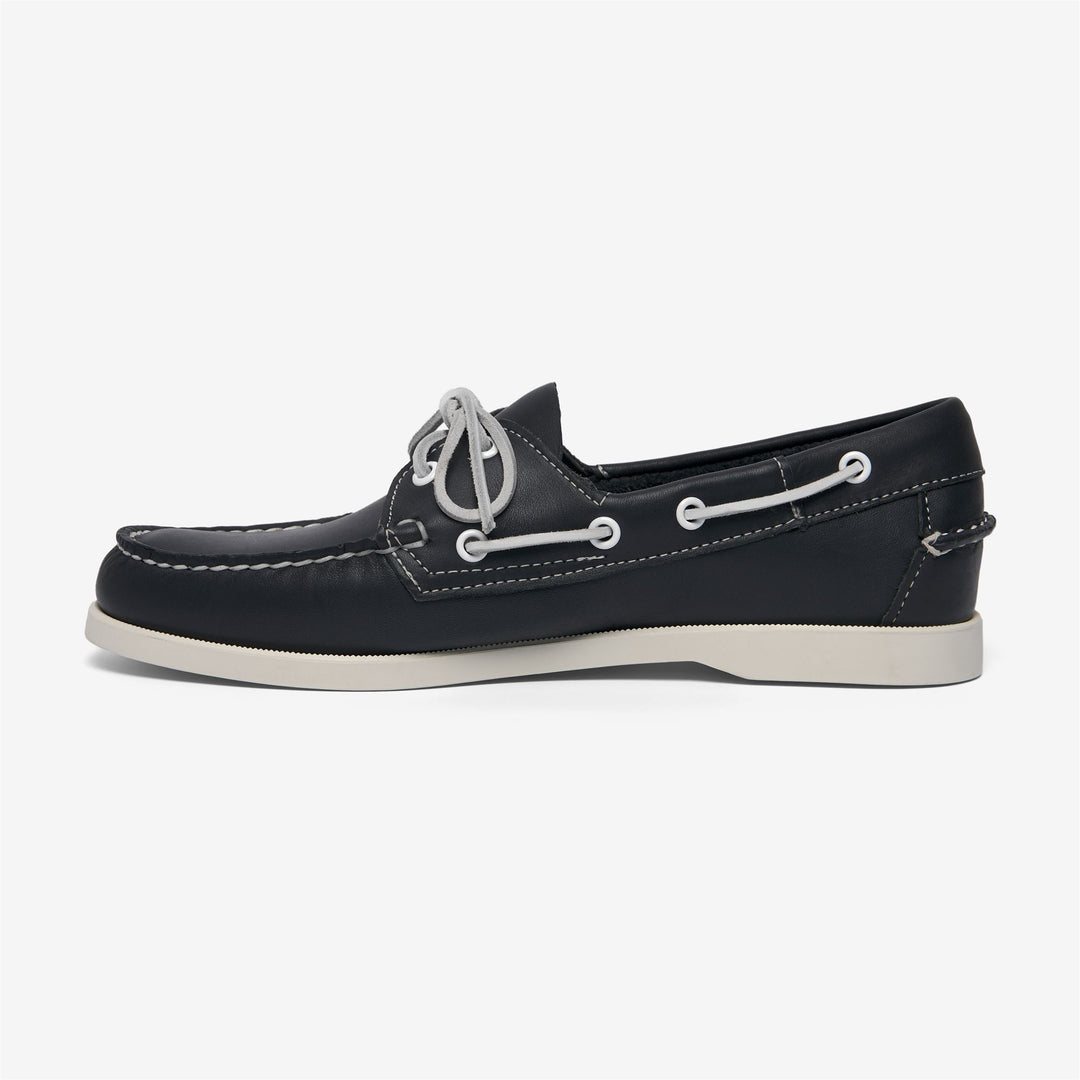 Navy Blue Women's Yachting Moccasin Boat Shoes main