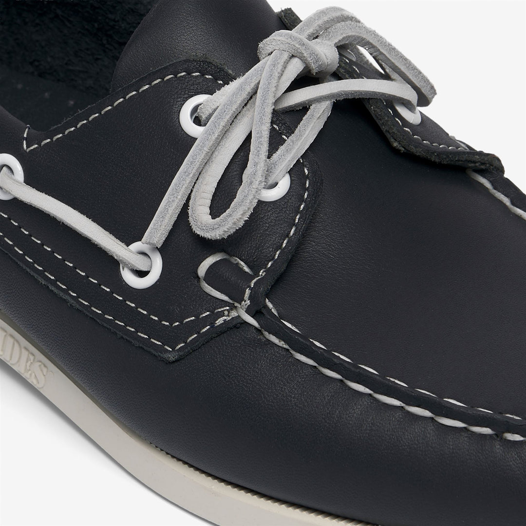 Navy Blue Women's Yachting Moccasin Boat Shoes main