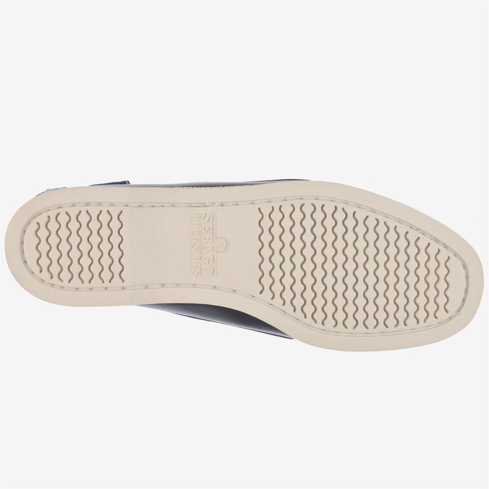 Chaussures bateau mocassins bleu marine pour femme 02