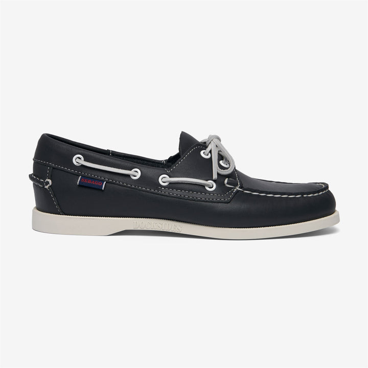 Navy Blue Women's Yachting Moccasin Boat Shoes 1
