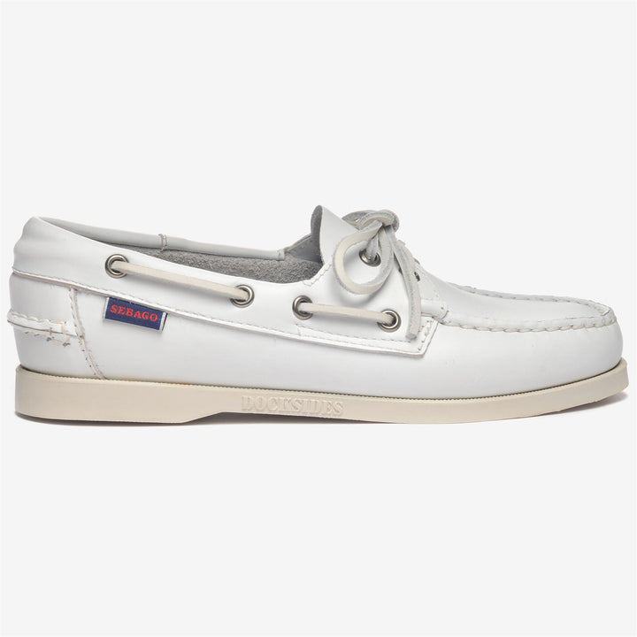 Grey White Women's Nautical Moccasin Boat Shoes for Yachting 1