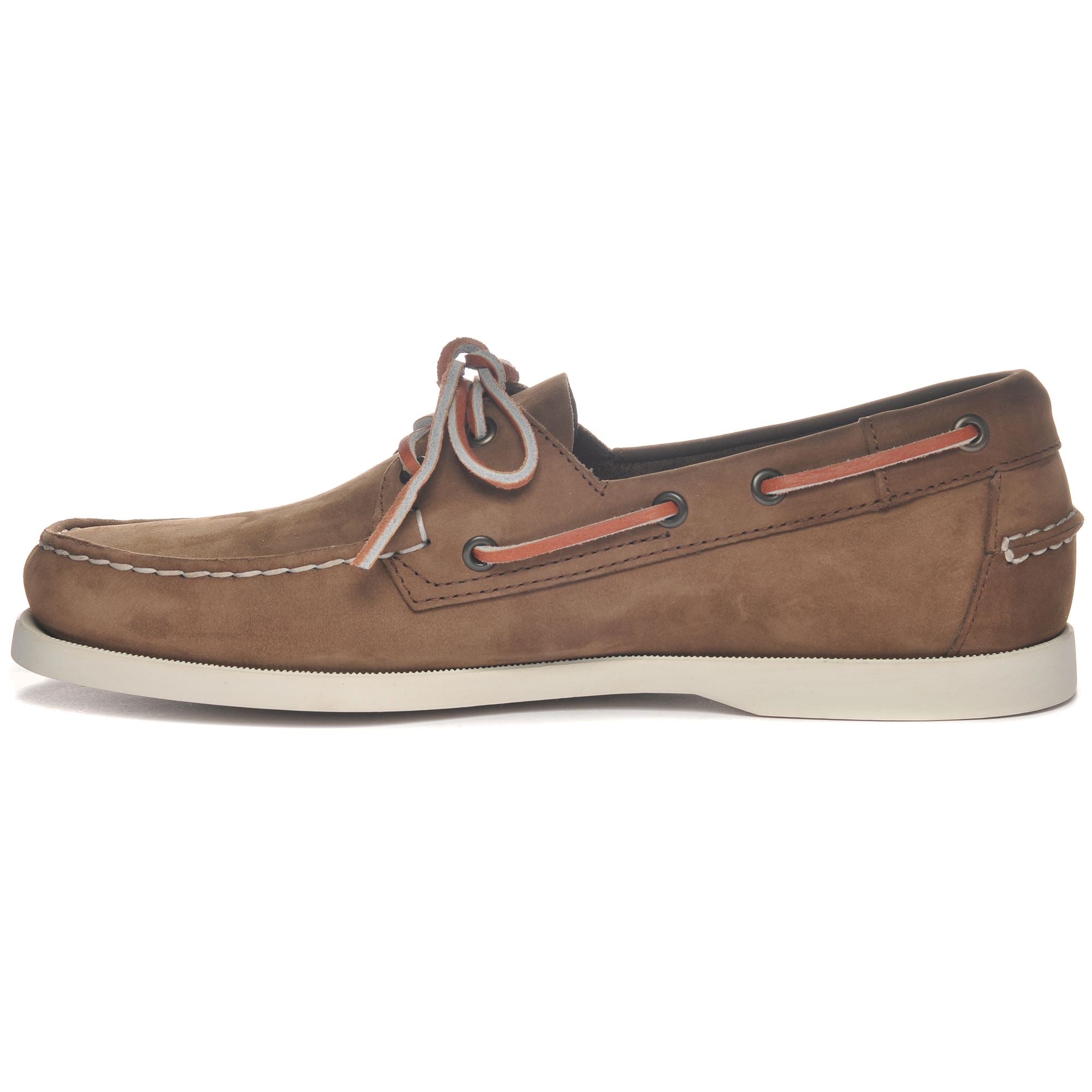 Docksides Man DOCKSIDES PORTLAND NUBUCK Mocassin DK BROWN Sebago
